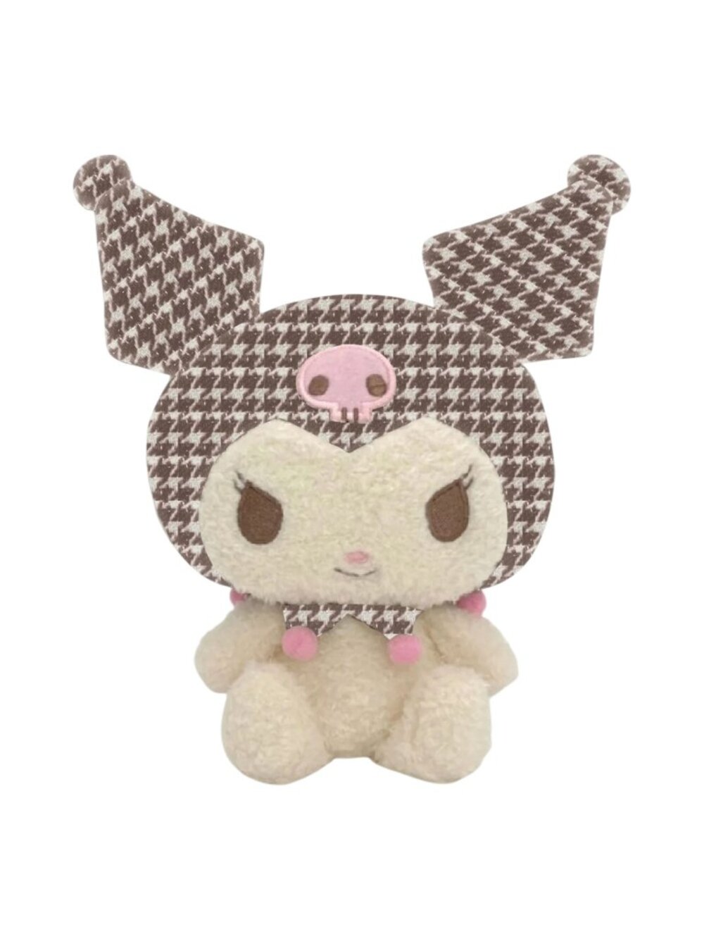 Sanrio Hello Kitty Kuromi 7” Houndstooth Plush